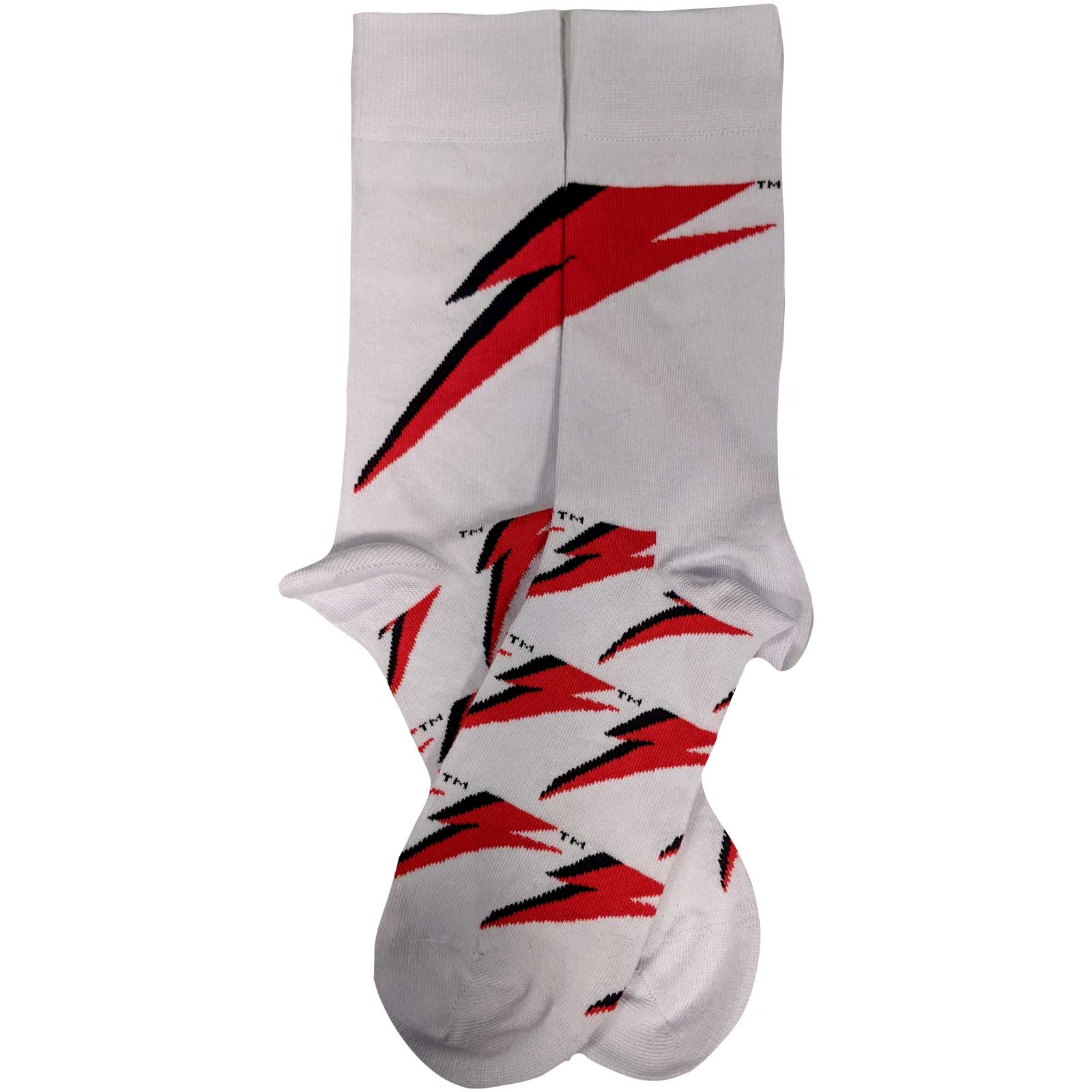 Image of David Bowie Unisex Socks - Flash (UK SIZE 7 - 11) Rock Off